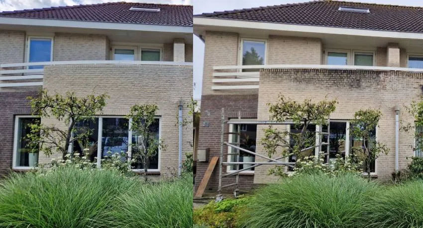 Muur impregneren en gevel reiniging in Wezep
