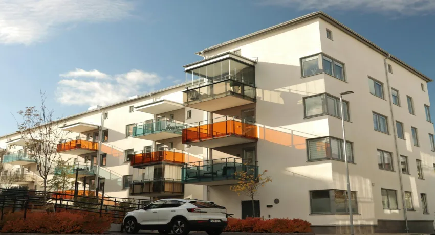 Schoon appartementencomplex na professionele gevelreiniging